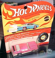 Rare 1971 Hot Wheels Redline Olds 442 MOC BP Hot Pink