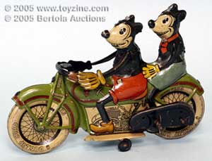 Mickey and Minnie on Motorcycle by Tipp & Co
