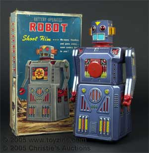 Masudaya Target Robot with box