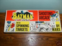 MARX 1966 BATMAN WITH ROBIN SHOOTING ARCADE