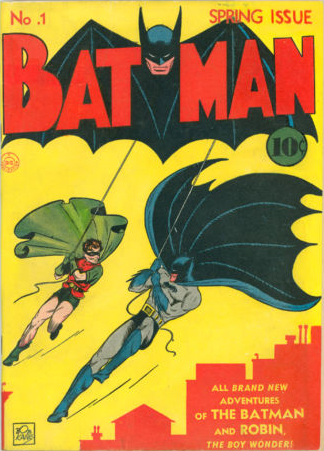 BATMAN 1 1940 1ST App JOKER CATWOMAN SIGNED BY BOB KANE