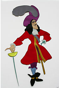 CAPTAIN HOOK - Original Production Cel 1953