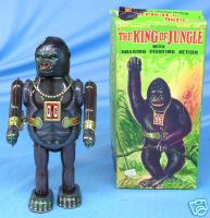 1960's KING KONG Wind Up Robot,NMIB,Tin T.N. Japan