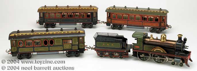 Bing Jupiter Passenger Set - This gauge III Jupiter passenger train