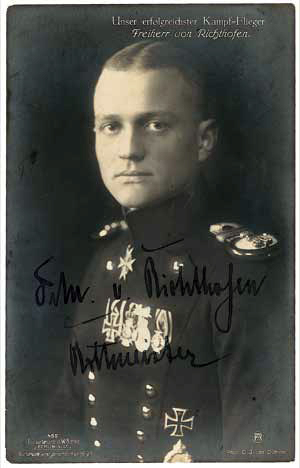 Baron Manfred von Richthofen realized $12,650
