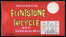 Flintstones tin toy clockwork tricycles.