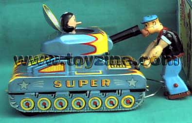 Popeye Toy Tank Toyss