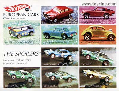 Mattel's 1969 International preview catalogue show off highlights of their 1970 range