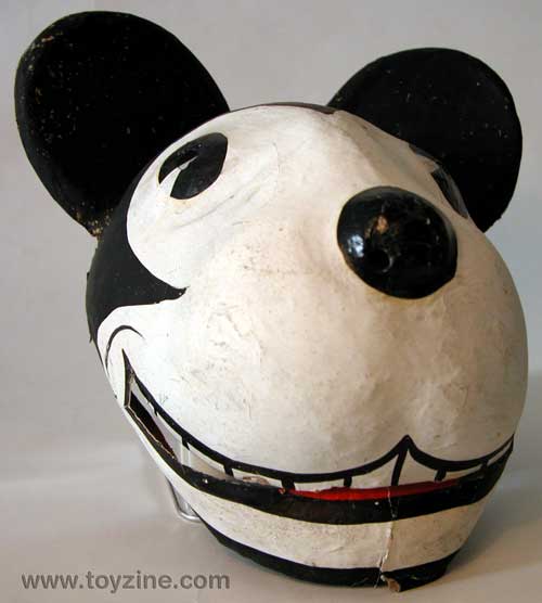 Mickey Mouse Mache Mask - 1930's,