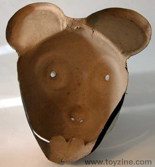 Mickey Mouse Mache Mask - 1930's,