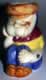 POPEYE JUG -1940's JAPAN - CERAMIC, knock off Popeye jug with classic Popeye character colors, hairline crack to handle otherwise near mint condition. 130mm high