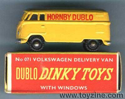 DINKY DUBLO VW DELIVERY VAN MIB - ENGLAND - 1960s, model No. 073