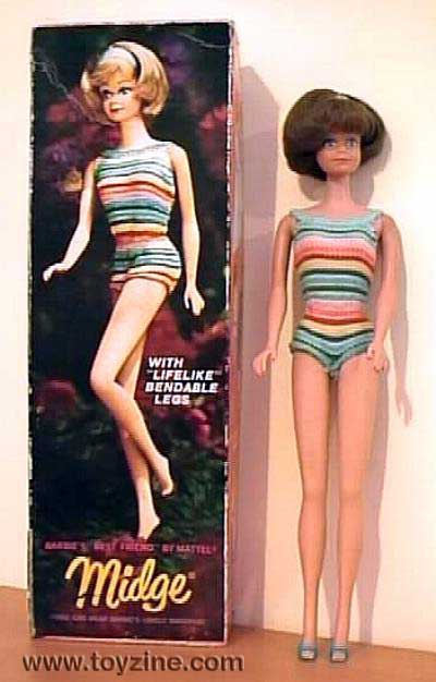 BARBIE BENDABLE LEG MIDGE - MATTEL JAPAN - 1960s