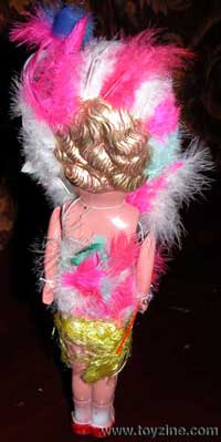 CARNIVAL KEWPIE - JAPAN, Early 1970's plastic carnival Kewpie doll