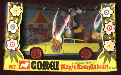 CORGI DOUGAL'S MAGIC ROUNDABOUT CAR - DIECAST - 1960s