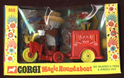 CORGI MAGIC ROUNDABOUT MR MCHENRY'S TRIKE - DIECAST - 1960s