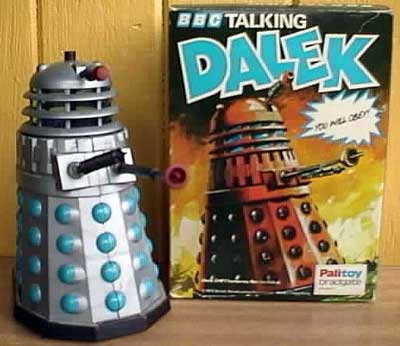 TALKING DALEK Δ PALITOY Δ 1970S, mint and complete in original near mint box