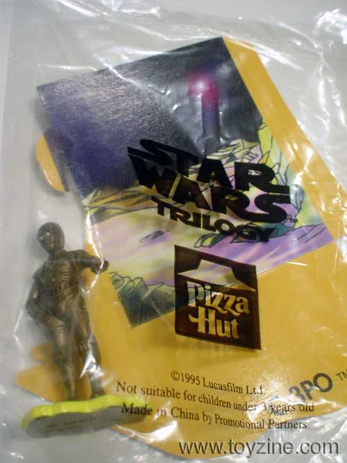 STAR WARS - C-3PO - THE EMPIRE STRIKES BACK - 1995 - PIZZA HUT, promotional figure, marked copyright 1995 Lucasfilm Ltd