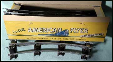 American Flyer Electric train collection (3/16 scale - 1954-1955) in near perfect condition