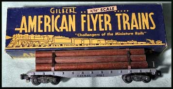 American Flyer Electric train collection (3/16 scale - 1954-1955) in near perfect condition