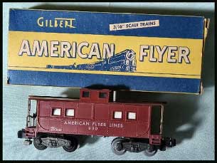 American Flyer Electric train collection (3/16 scale - 1954-1955) in near perfect condition