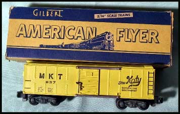 American Flyer Electric train collection (3/16 scale - 1954-1955) in near perfect condition